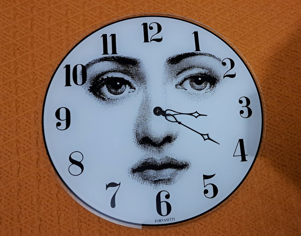 Wall clock - Fornasetti-Milano - Modern - Glass - 2010-2020 - Catawiki