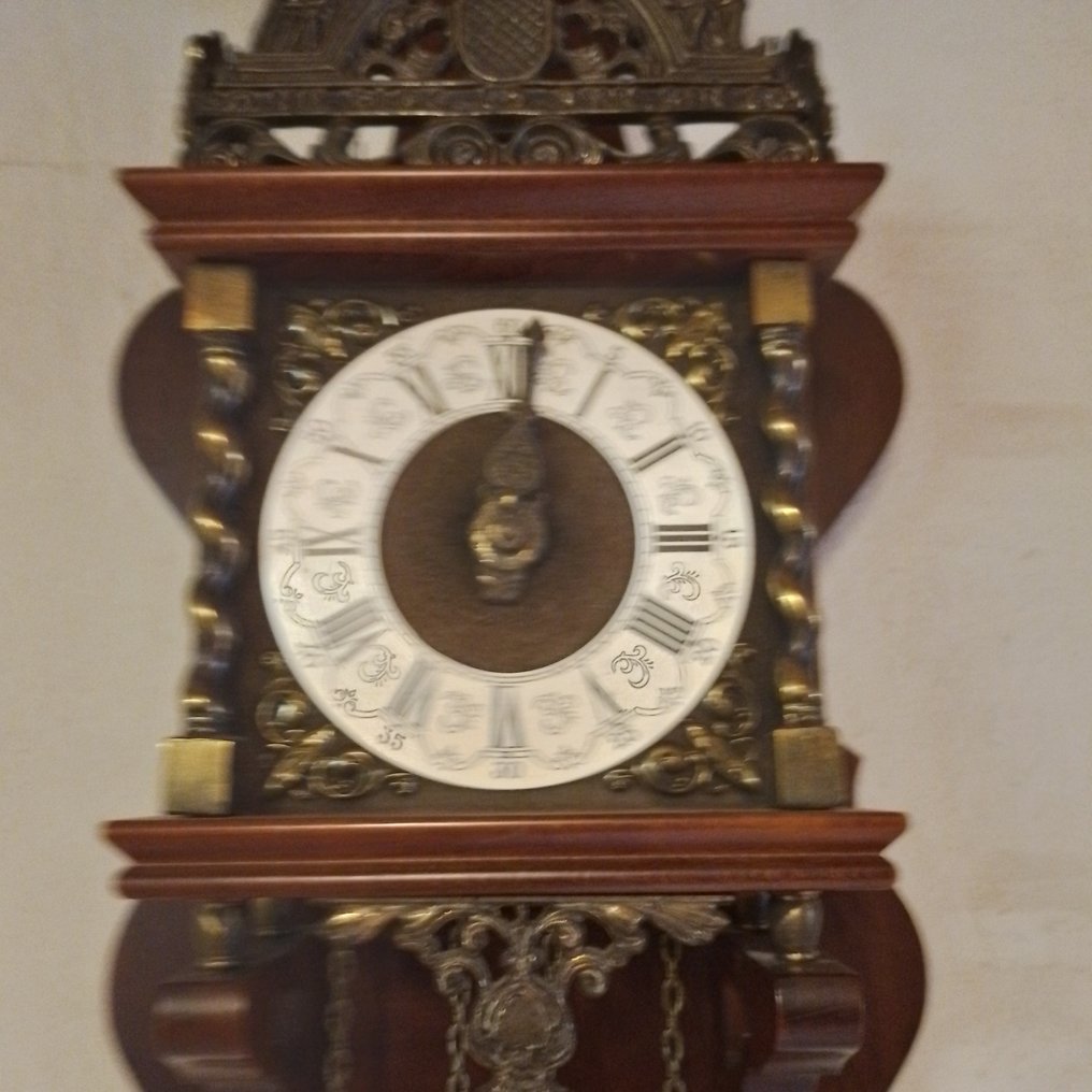 Wall clock Zaandam/Zaanse clock Warmink Wood 19501960 Catawiki