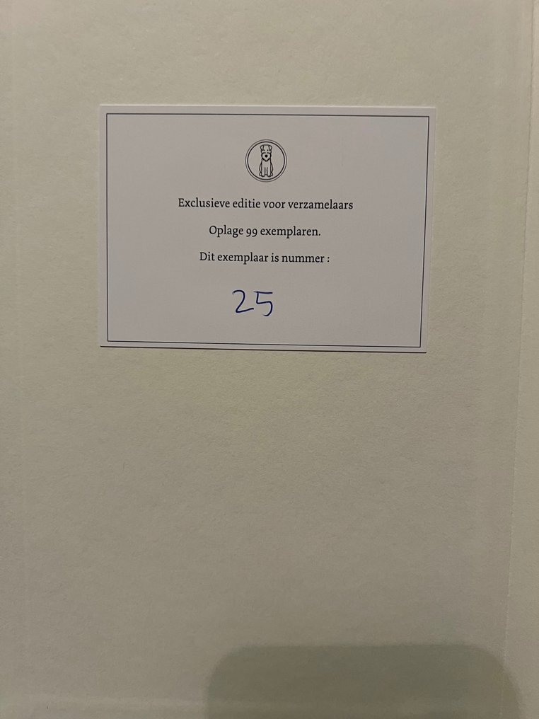 Kuifje De verdwenen miljoenen van Kuifje Luxe met linen rug en exlibris 1 Album Eerste Kuifje De verdwenen miljoenen van Kuifje Luxe met linen rug en exlibris 1 Album Eerste