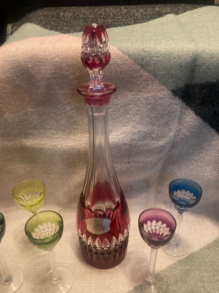 Val Saint Lambert Liquor set (6) Crystal Catawiki