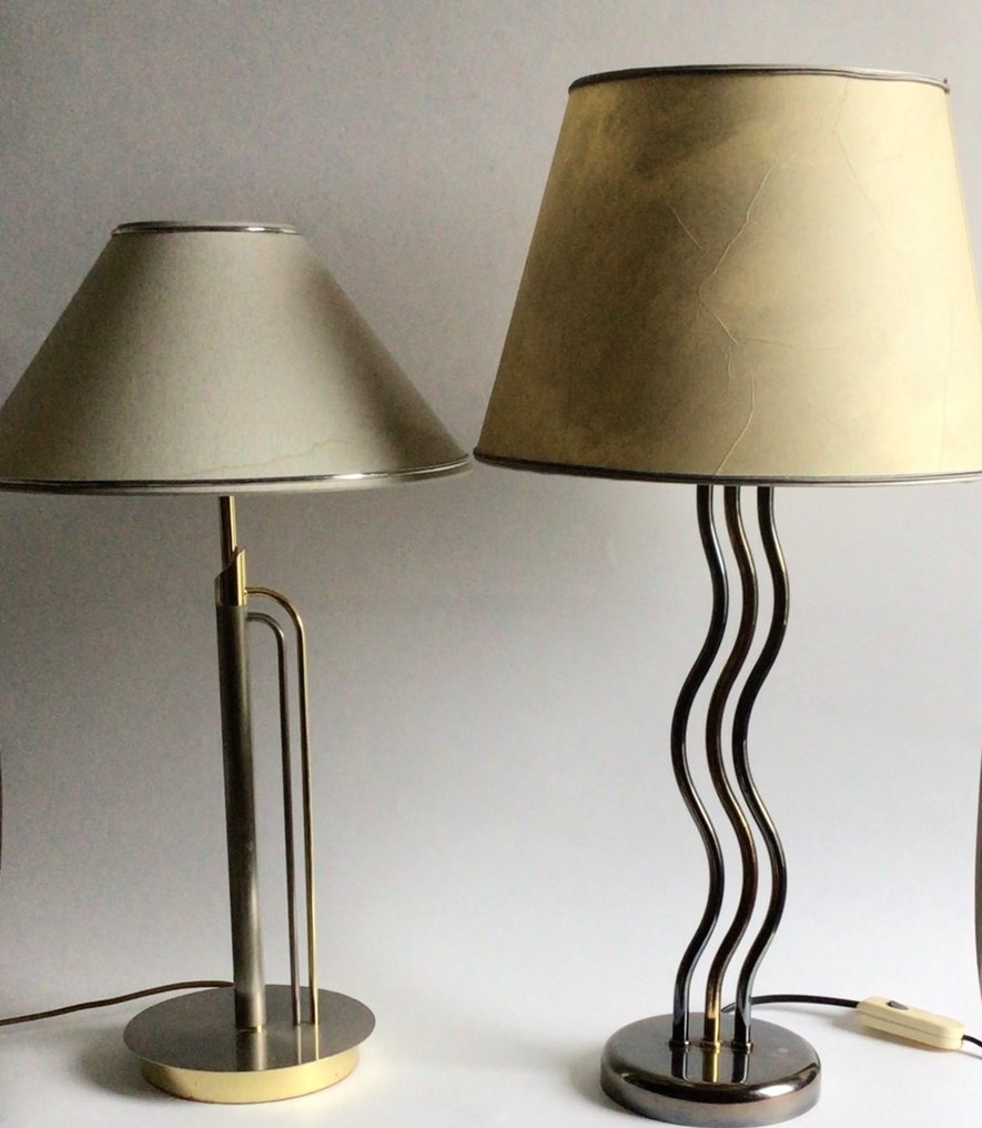 Massive - Lamp (2) - brass, metal - Catawiki