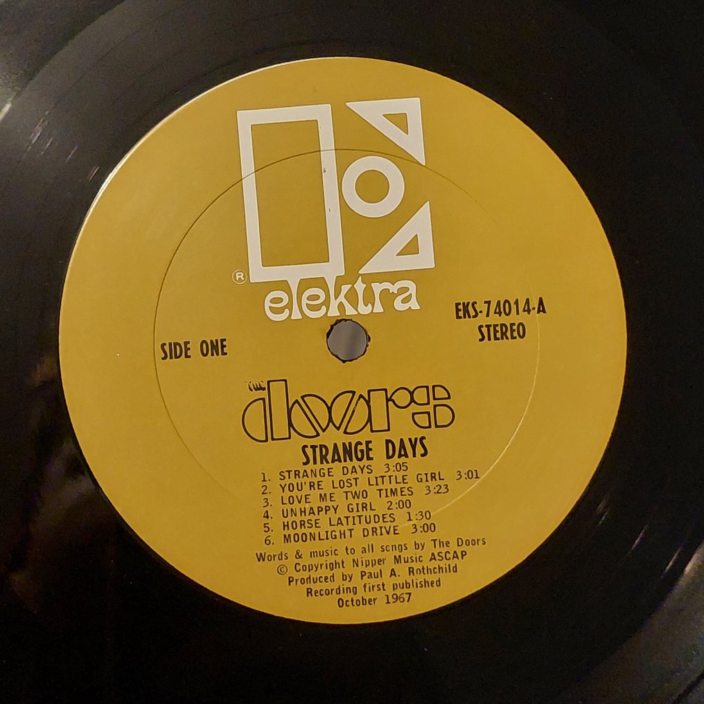 Doors Strange Days (First US pressing) Vinyl record 1st Stereo