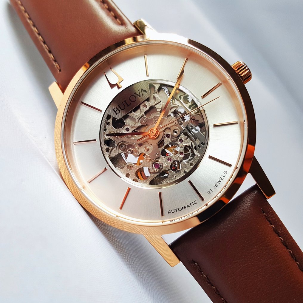 Bulova esqueleto sales