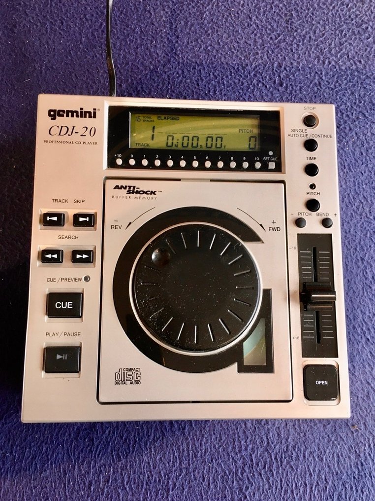 Gemini CDJ20 Dj CD player Catawiki