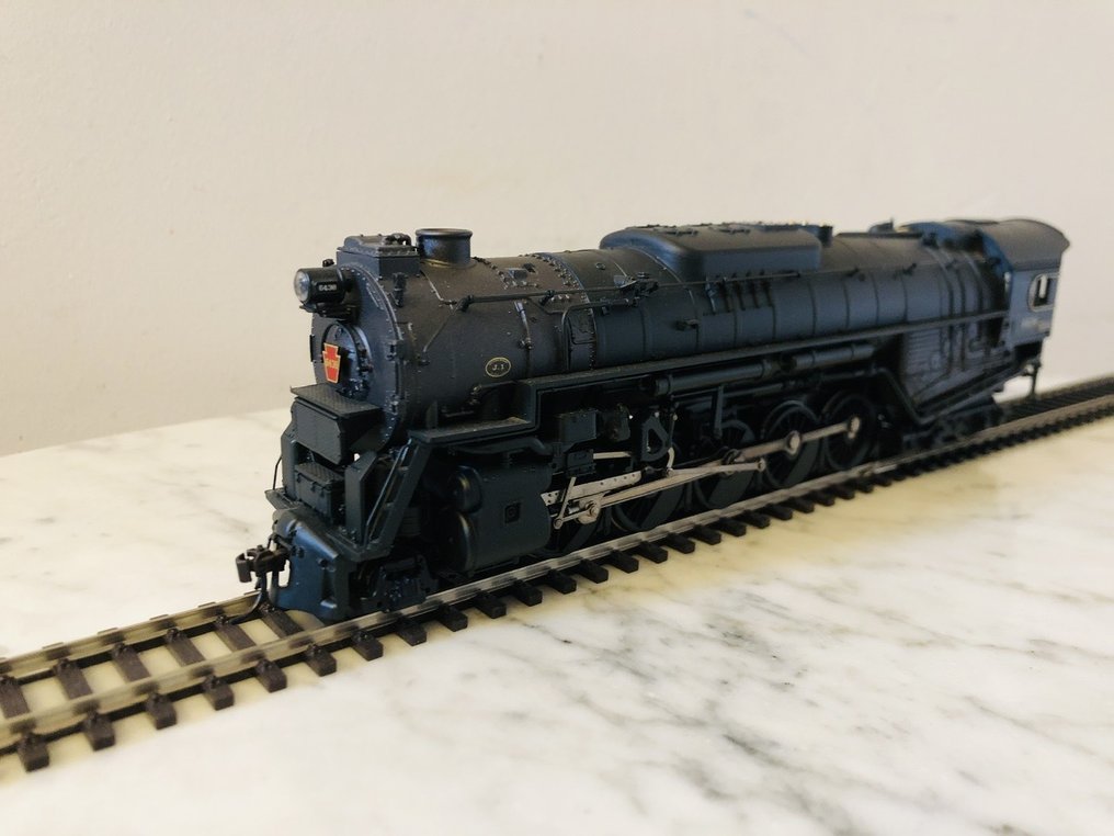 Broadway limited imports. H0 025 à vapeur avec tender (1