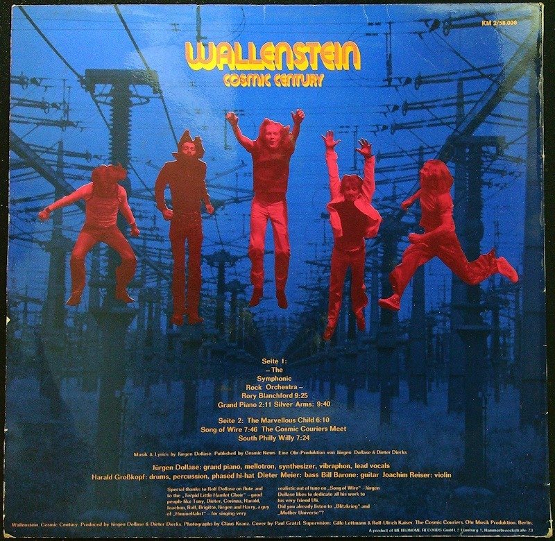 Wallenstein (Krautrock) Cosmic Century (Germany 1973 1st pressing LP