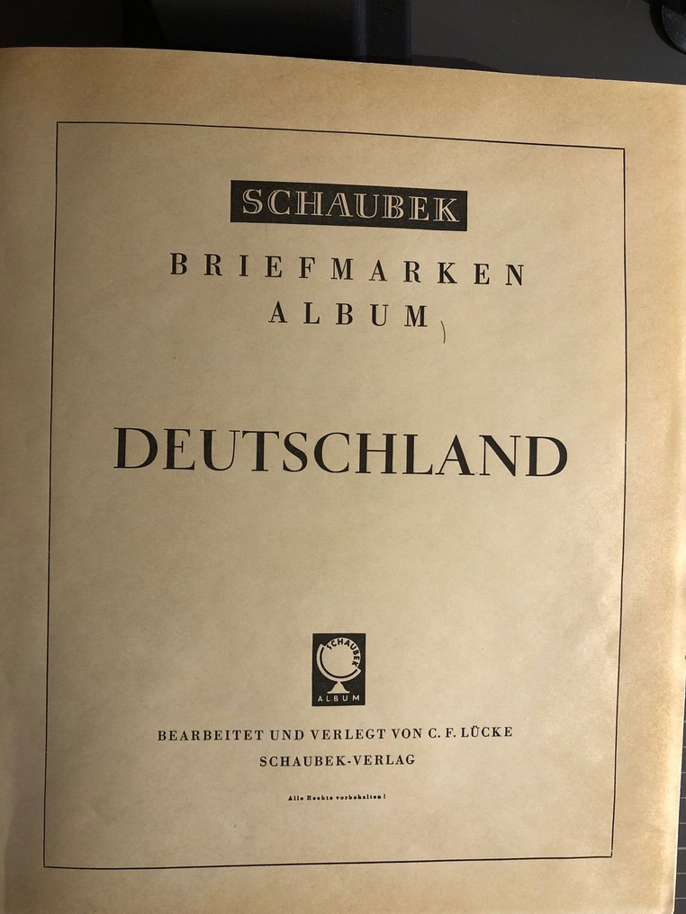 Empire allemand et zones avec zones 1872/1949 Saubere Sammlung