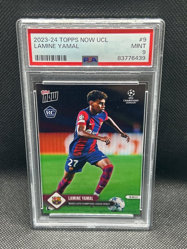 2023/24 - Topps - Now UCL - Lamine Yamal - #9 - 1 Graded card - PSA 9