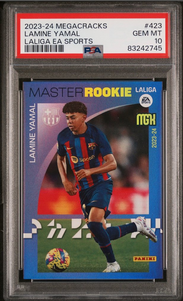 Panini Graded card - Lamine Yamal Rookie RC #423 - Megacracks 2023/24