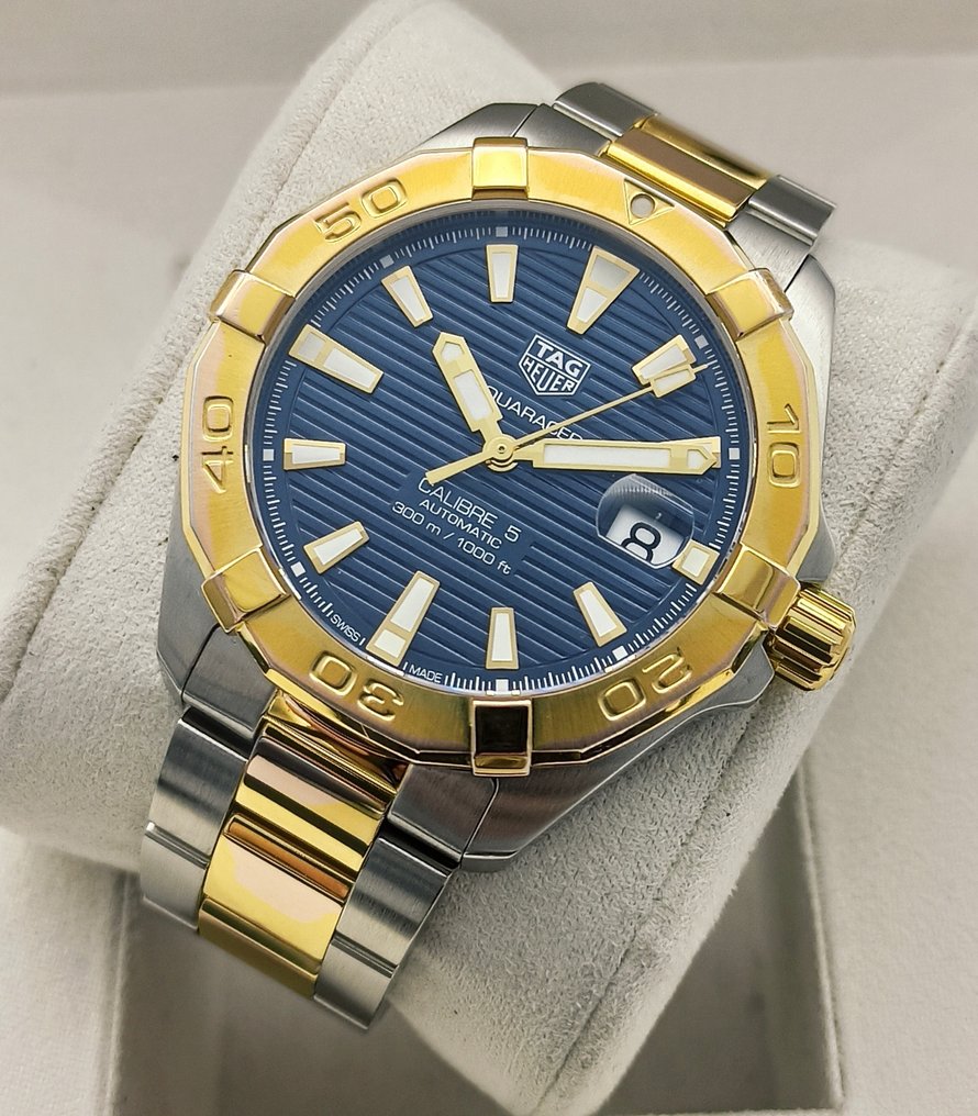 TAG Heuer Aquaracer Calibre 5 Automatic Two Tone WBD2120 Men