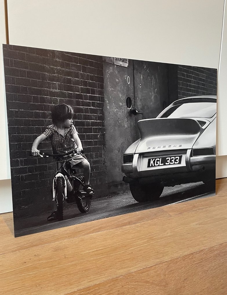 Print Porsche Vintage Porsche 911 Dibond Poster Ad It all started with a Dream 2000 Catawiki