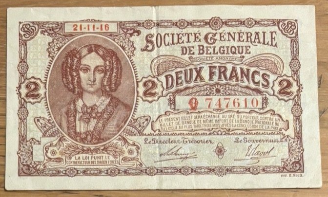 valeur piece de monnaie 2 francs 1915