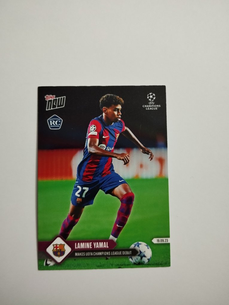 2023 - Topps - Now UCL - Lamine Yamal - #009 Rookie - 40 Card - Catawiki