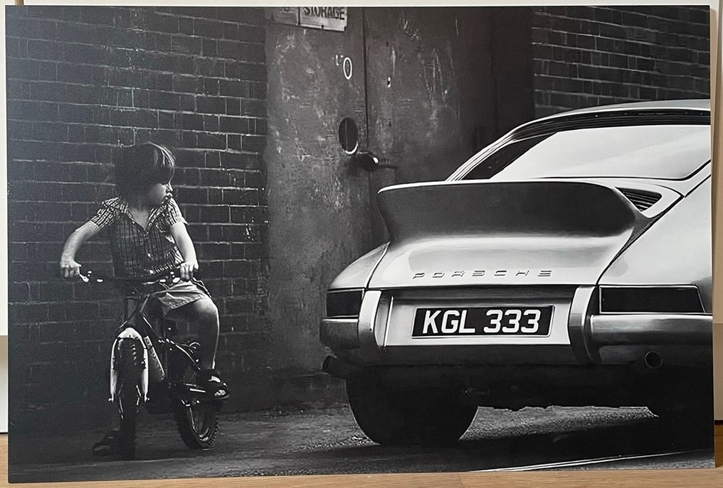 Print Porsche Vintage Porsche 911 Dibond Poster Ad It all started with a Dream 2000 Catawiki