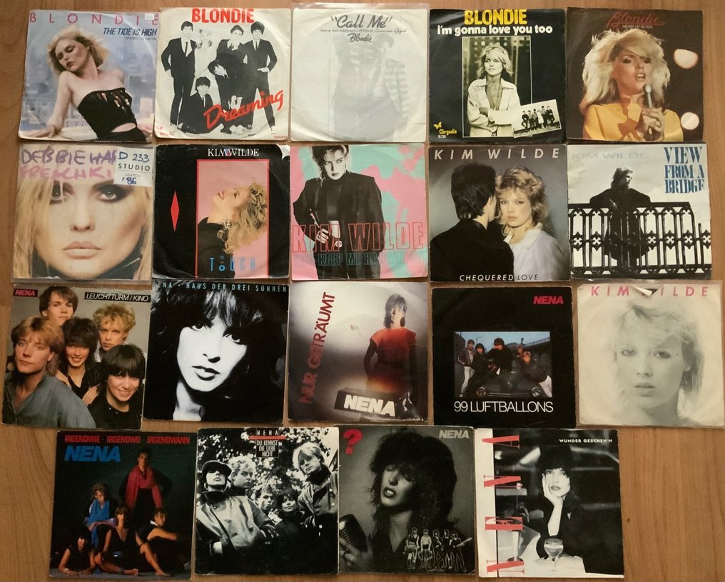 Blondie, Kim Wilde, Nena - Diverse titels - Vinylplaat - 1978 - Catawiki
