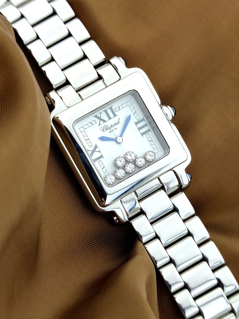 Chopard happy sport square ladies hotsell watch