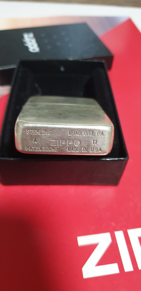 Zippo - Original Zippo Rarität aus echtem Sterlingsilber - Accendino -  argento sterling - (1) - Catawiki