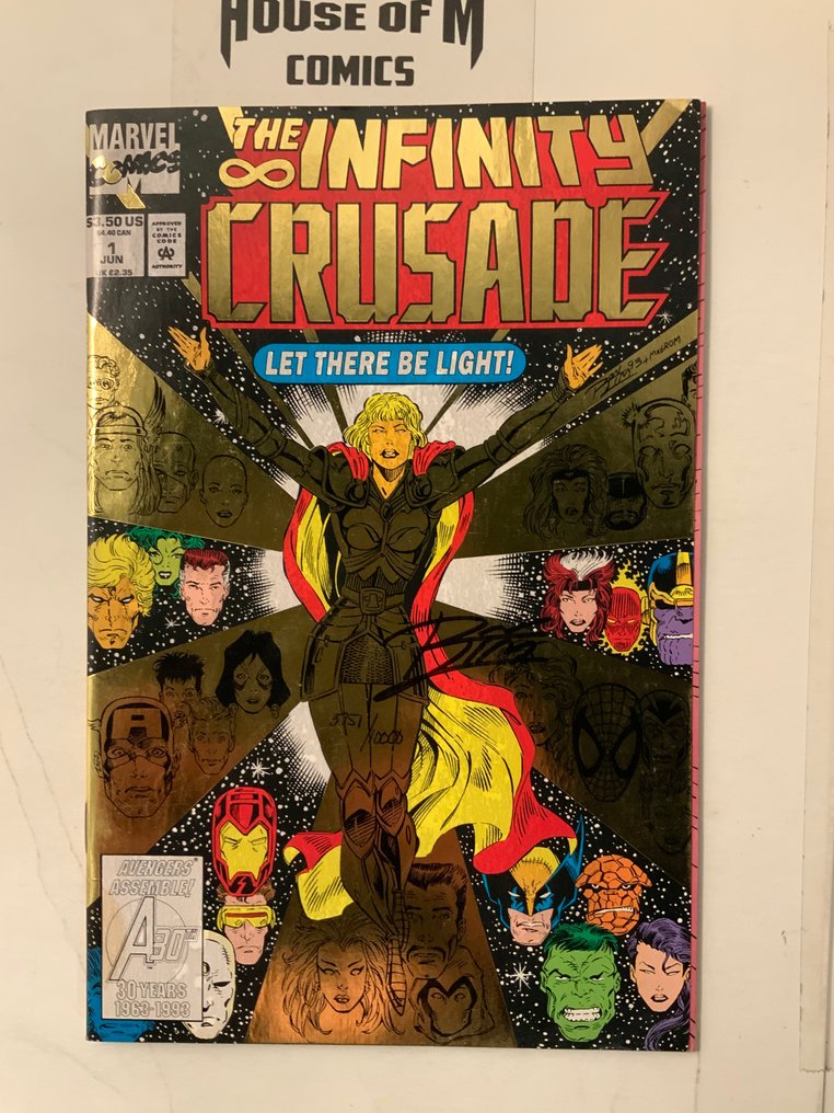 Infinity Crusade (1993 Series) # 1 Dynamic Forces Variant SIGNED by Ron