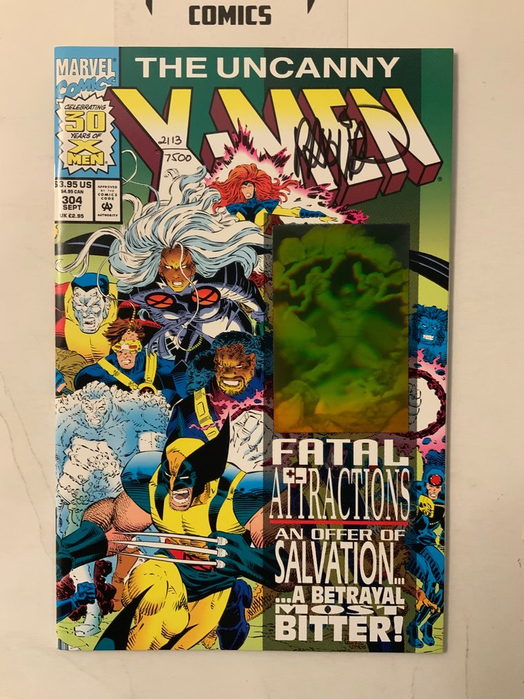Uncanny X Men (1963 Series) # 304 Dynamic Forces Hologram Variant