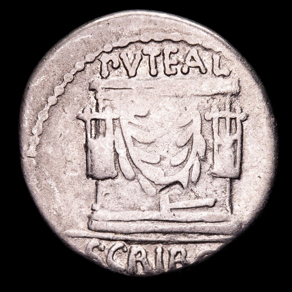 Romeinse Republiek. L. Scribonius Libo, 62 v.Chr.. Denarius Rome mint