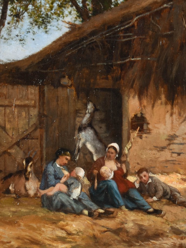 Hector Hanoteau (18231890) Farm life Catawiki