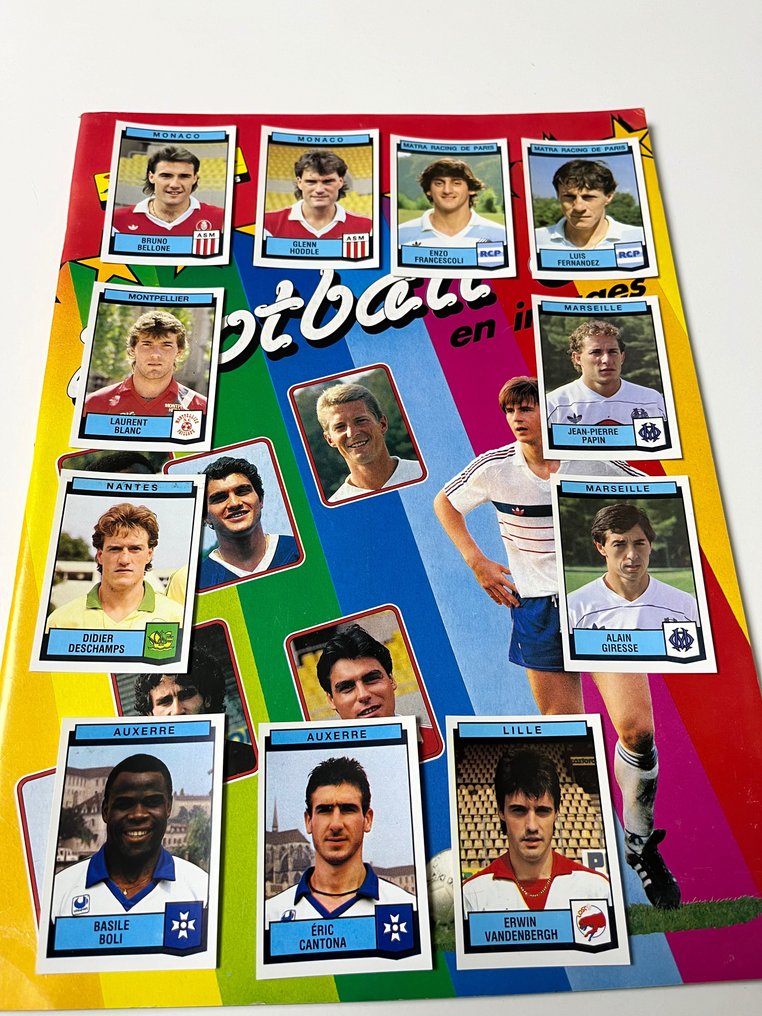 Panini - Football 88 - Cantona, Papin stickers - 1 Complete loose ...