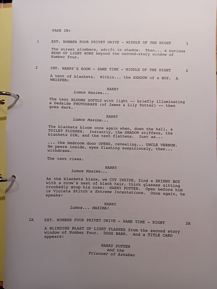 Script - Steve Kloves - Harry Potter - The prisoner of Azkaban - Full ...