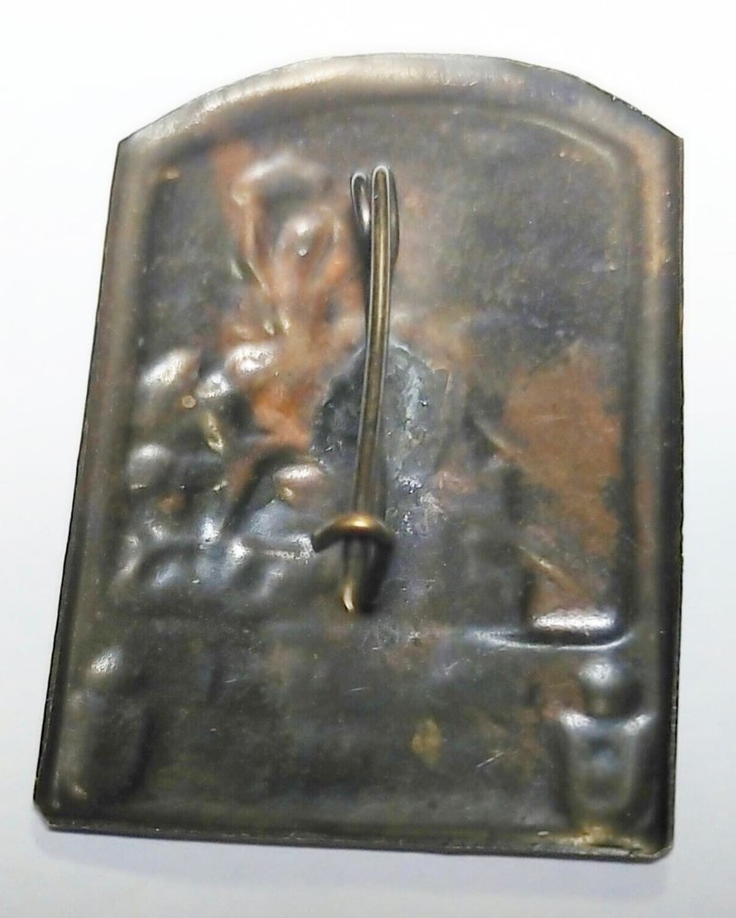 Österreich Medaille Kappenabzeichen + Medaglia Croce di Carlo