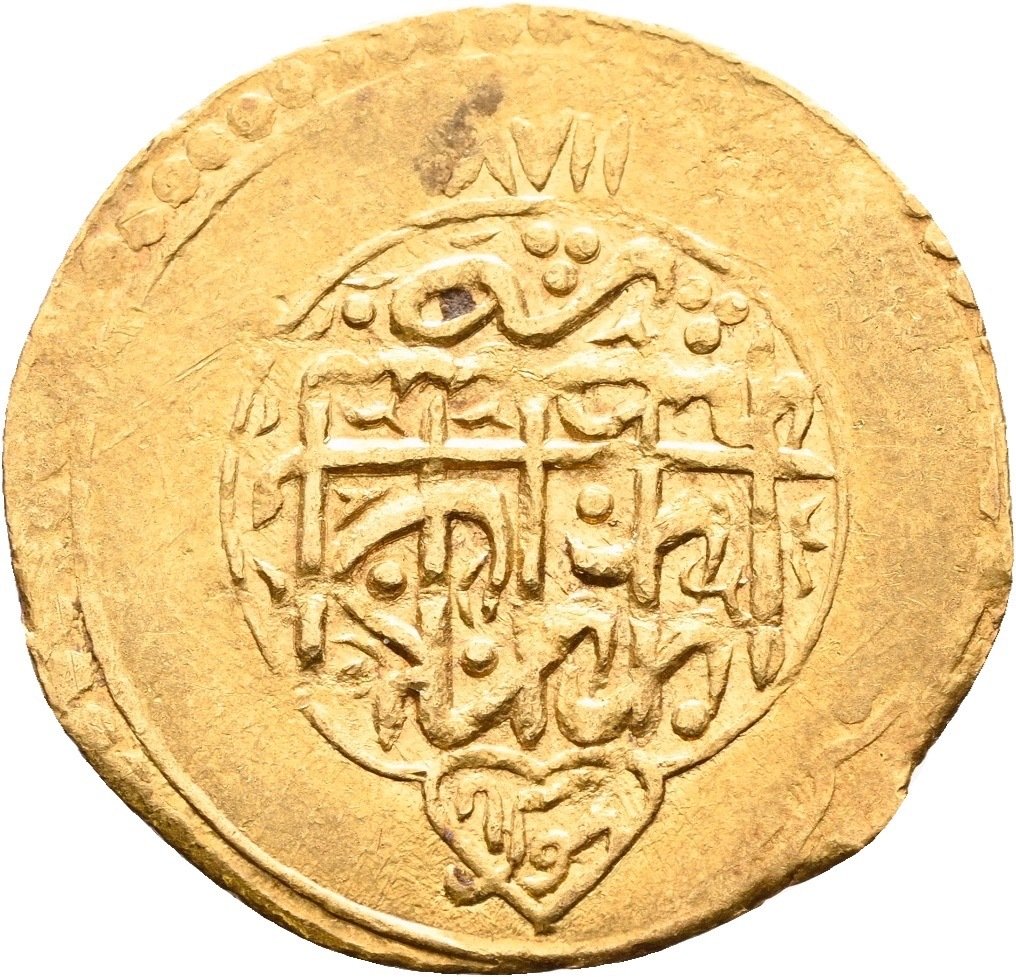 Iran 1 4 Mohur AH 1187 1773 Yazd Mohammed Kerim Khan Ashrafi iran-1-4-mohur-ah-1187-1773-yazd-mohammed-kerim-khan-ashrafi