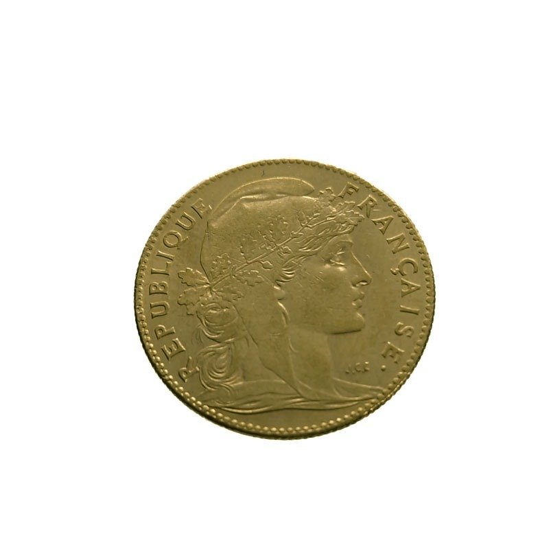 Frankrijk. Third Republic (1870-1940). 10 Francs 1908 - Marianne #1.1