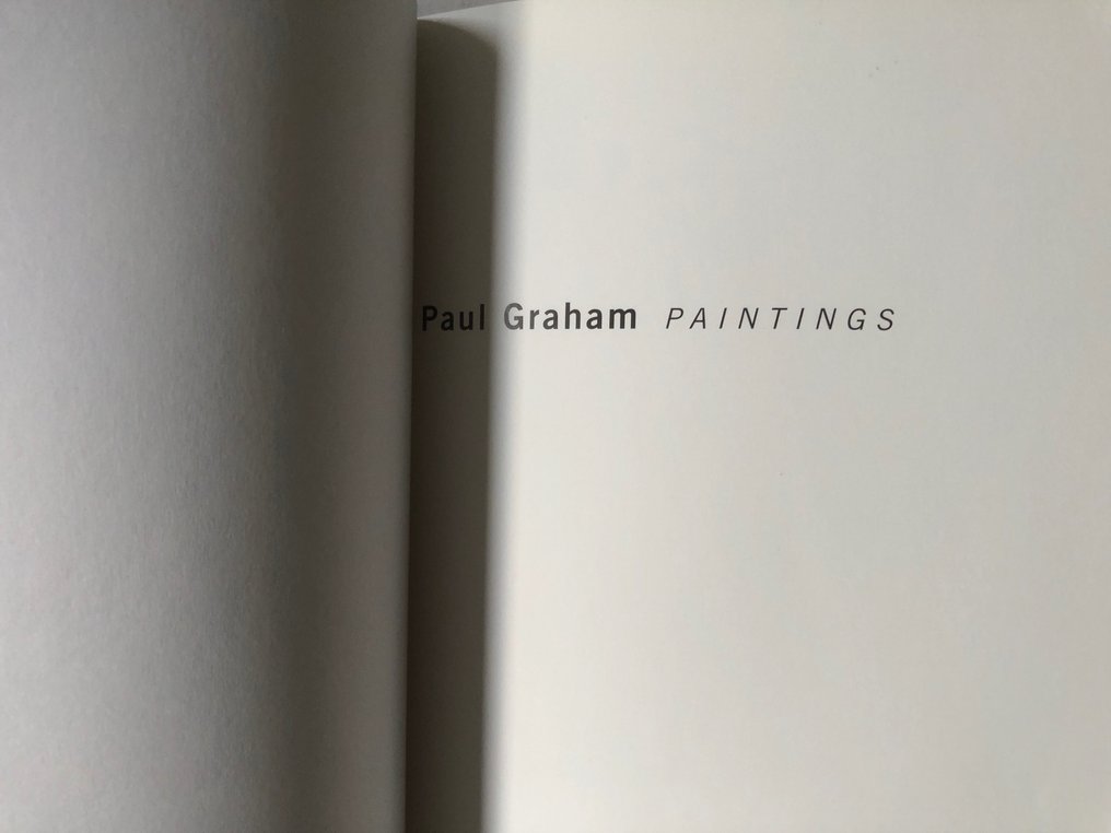 Paul Graham Paintings, Does Yellow Run Forever? 2000 Catawiki