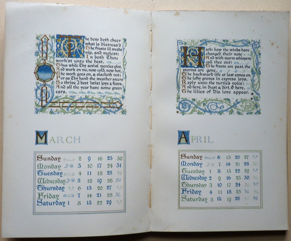 Henry Vaughan / Edith A. Ibbs. The Henry Vaughan Calendar 1913 1912