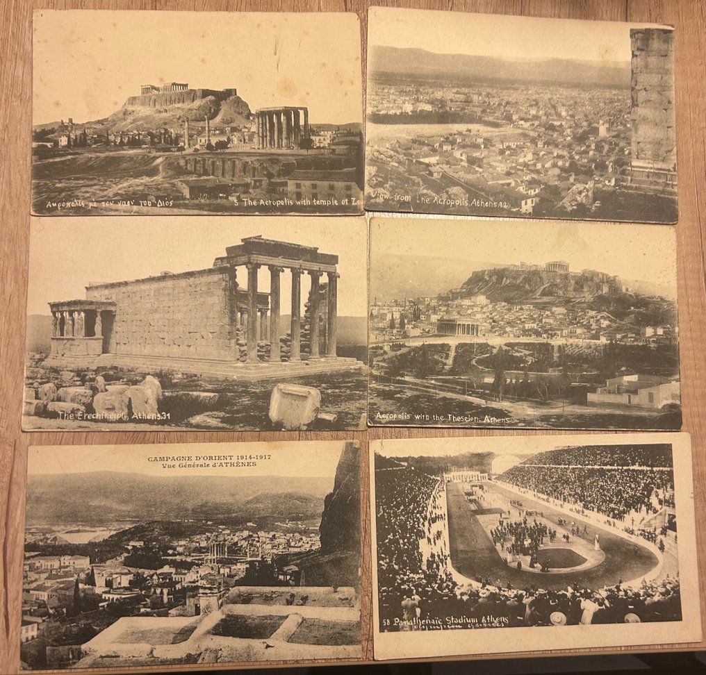 Grèce Cartes postales (Ensemble de 37) 19121920 Catawiki
