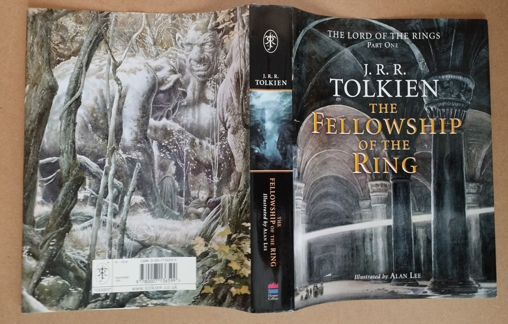 J.R.R. Tolkien/Alan Lee Lord of the Rings Trilogy (Illustrated, Oversized, 1st1st) 2002