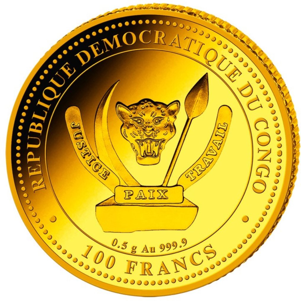 Congo 100 Francs 2023 Stegosaurus Prehistoric Life 999 Proof congo-100-francs-2023-stegosaurus-prehistoric-life-999-proof
