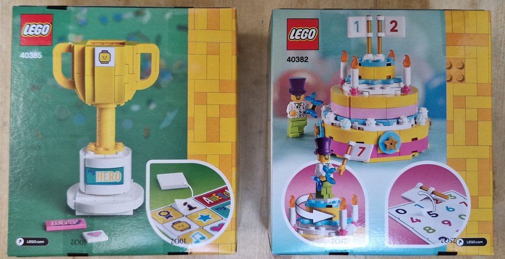 Lego - overig - 40385 & 40382 - Trofee & Verjaardagsset - 2020+ - Nederland  - Catawiki