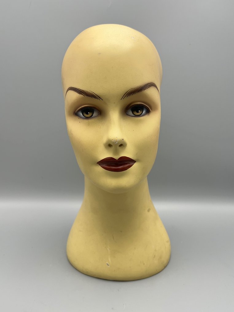Cabeza Unieke mannequin hoofd etalagehoofd el plastico 19501960