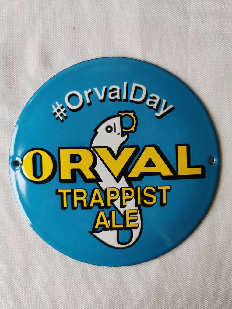 Bière trappiste brasserie Orval Trappiste Orval, orval day Enamel