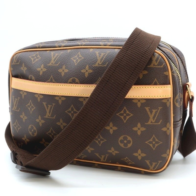 Louis Vuitton shoulder bag reporter PM M45254 monogram canvas brown ladies LOUIS  VUITTON
