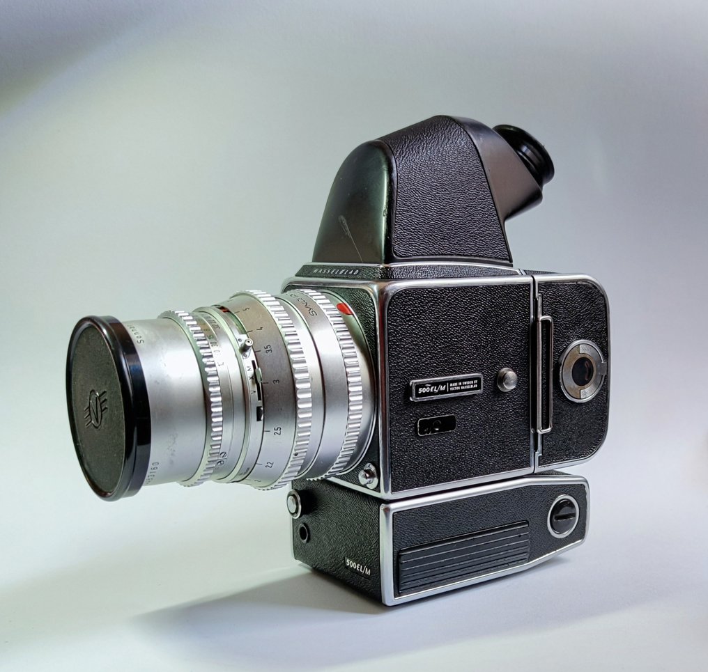 Hasselblad EL/M + Zeiss Sonnar 150mm f/4.0 Lens + A12 Back + Prism