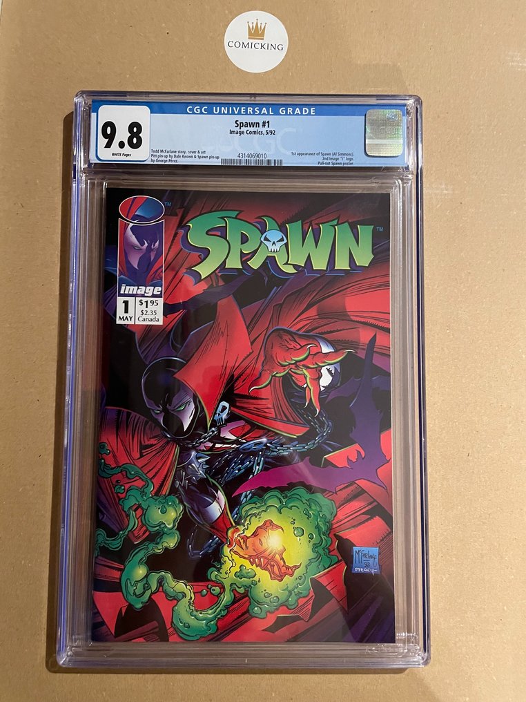 Spawn 1 1st appearance of Spawn (Al Simmons) 1 Graded comic Catawiki