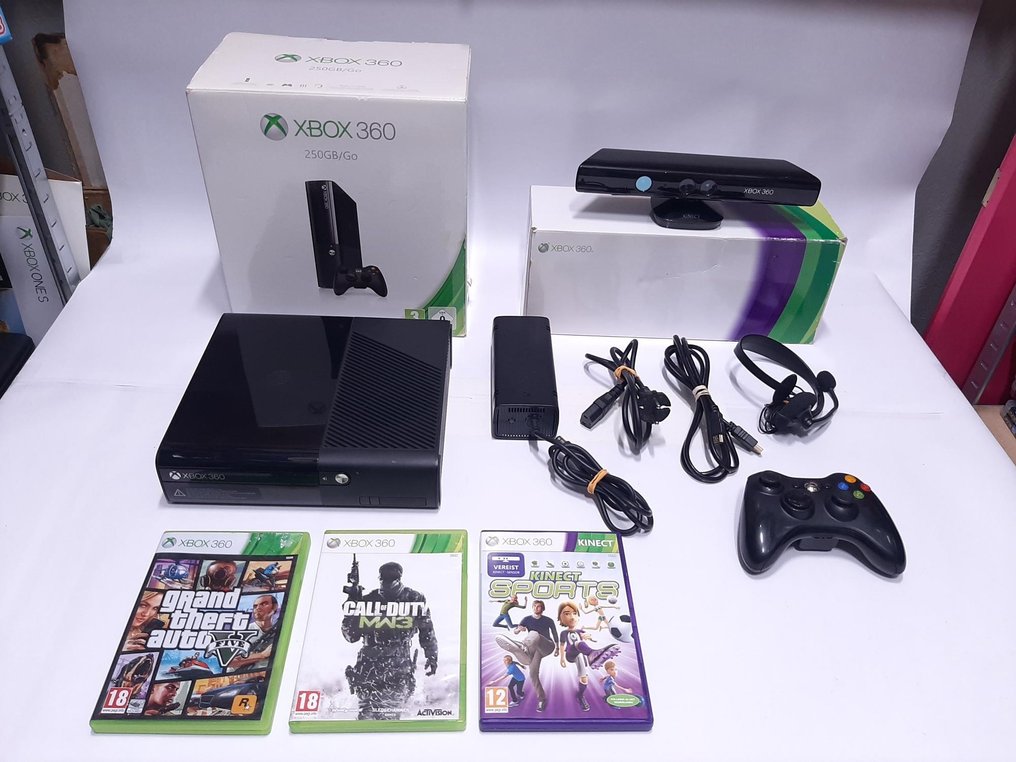 Xbox 360 E-console 250GB with Kinect bundle - Videogame - In originele ...