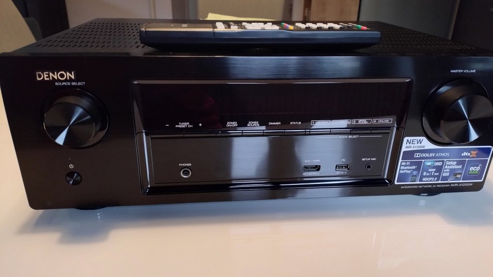 Denon AVRX1200W 7.2 AV Receiver Solid state multichannel receiver