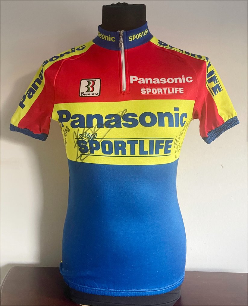 PanasonicSportlife Wielrennen Eddy Bouwmans 1992 Wielertrui