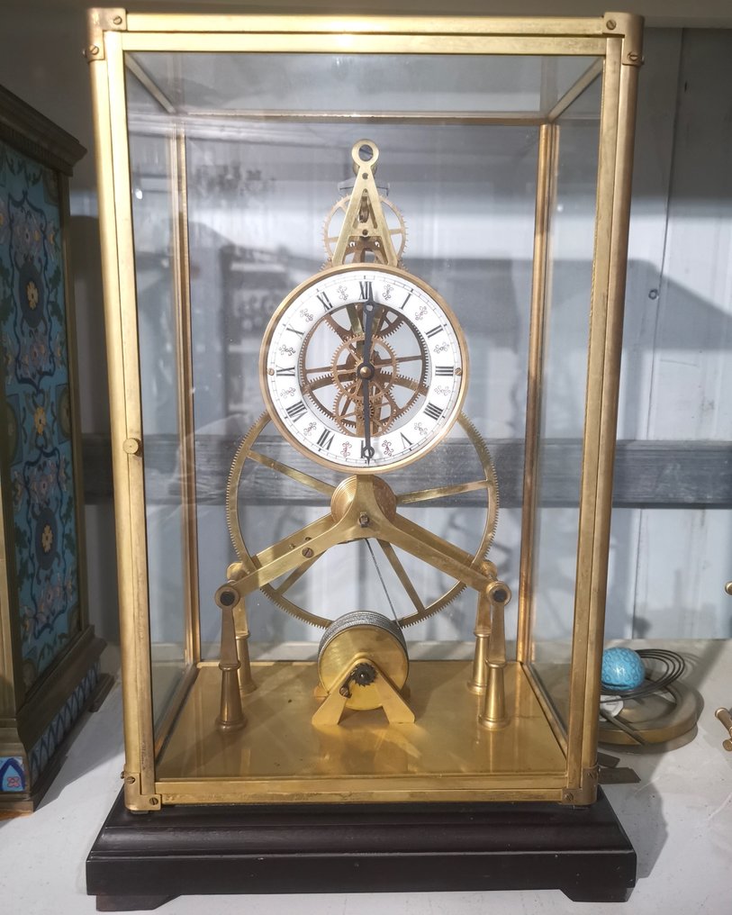 Table/desk clock Skeleton clock Brass 2020+ Catawiki