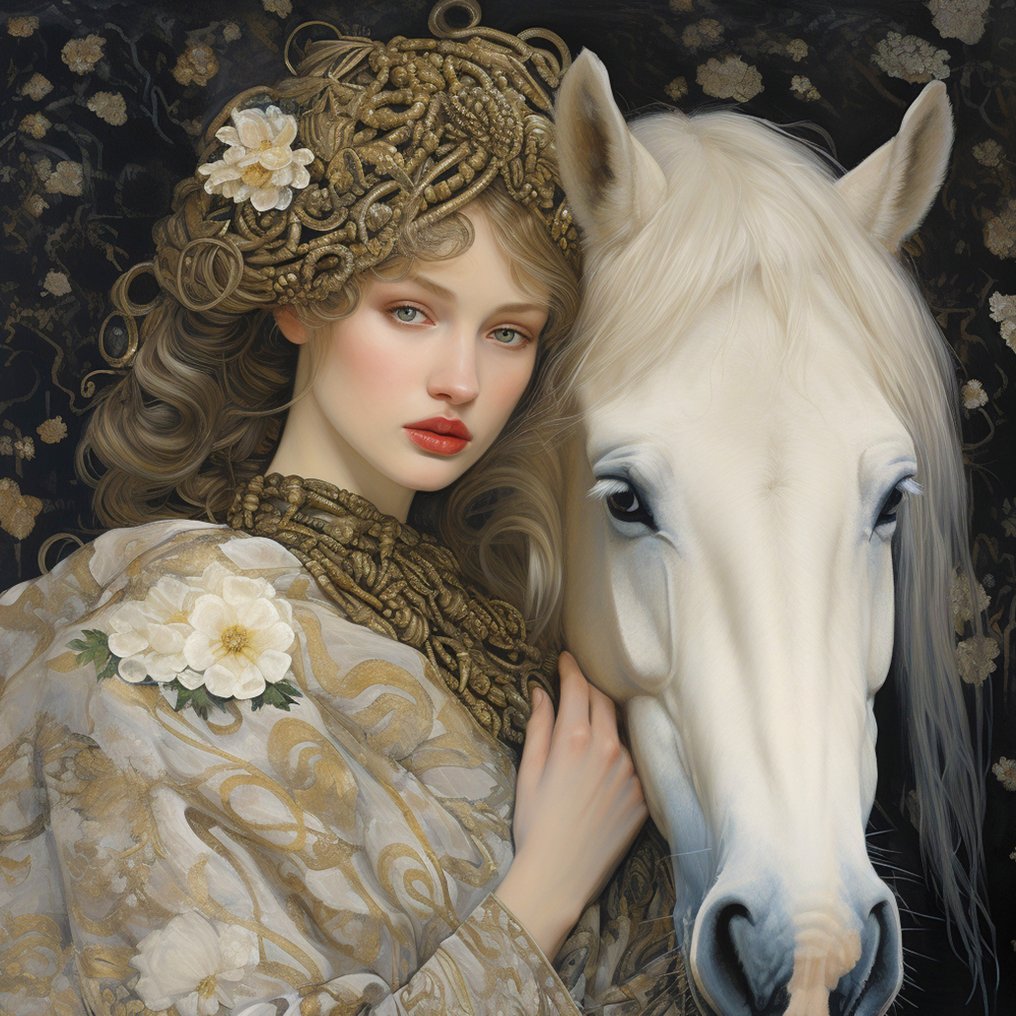 favialis-dias-xxi-chica-con-caballo-catawiki