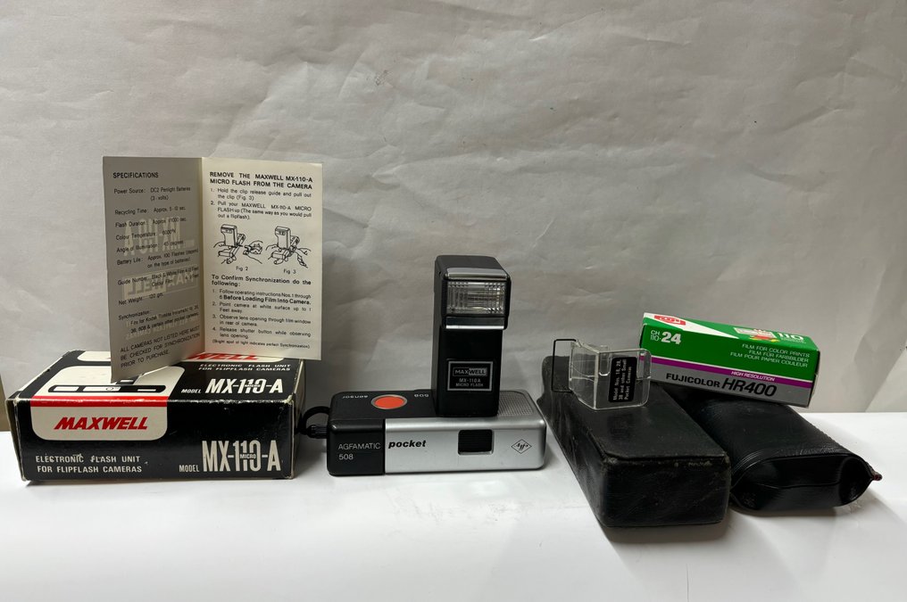Agfa, Fujica, Kodak, Revue, Prinz, K110ET, Porst, Uni, Vivitar 110