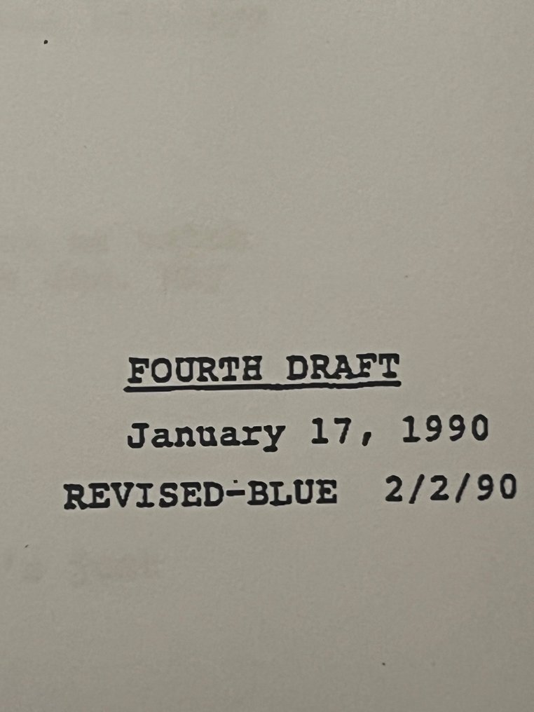 Script John Hughes ORIGINAL MOVIE SCRIPT HOME ALONE 1990 Catawiki