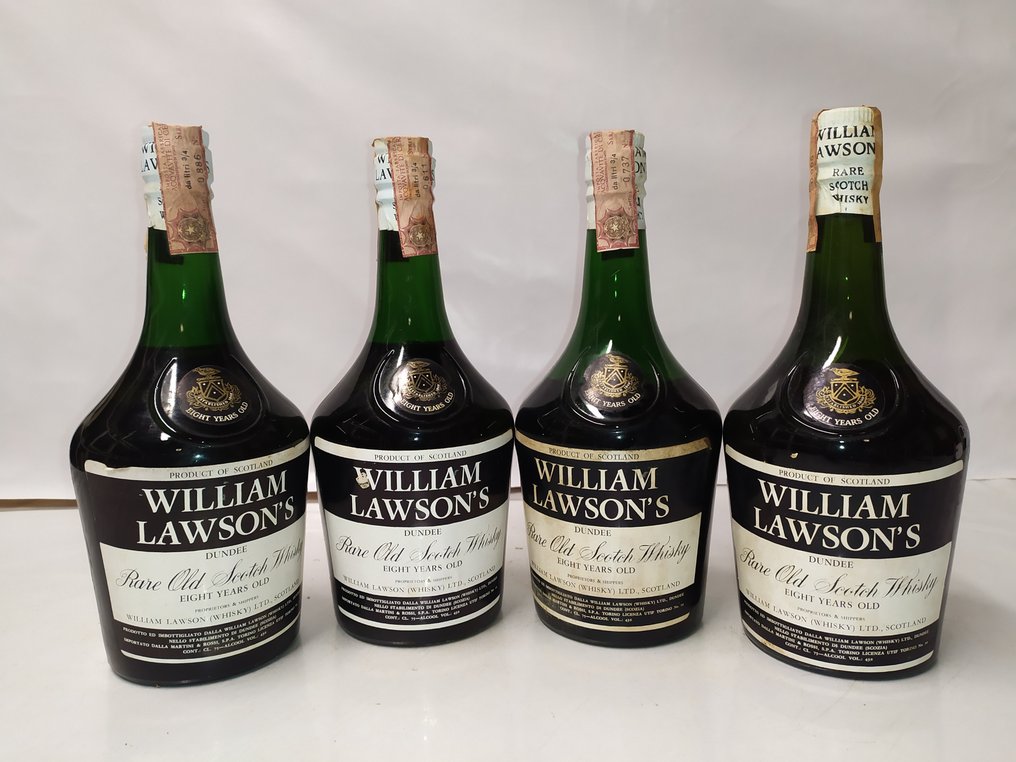 William Lawson's 8 years old - b. late 1960s early 1970s - 75cl - 4 ...