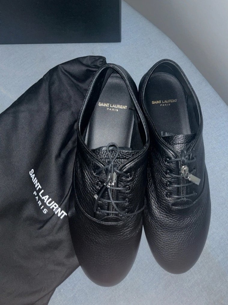Saint laurent lace up shoes on sale
